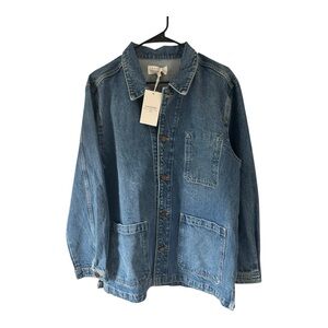 La Ligne Val Denim Barn Jacket - sold out online- size Large NWT